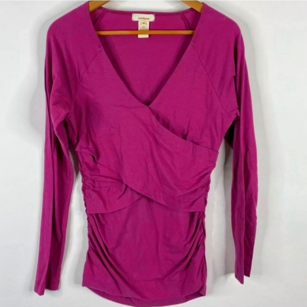 Sundance Vanessa LS top raspberry S